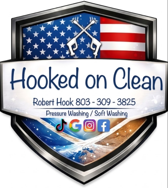 Hooked On Clean Logo - Navigation